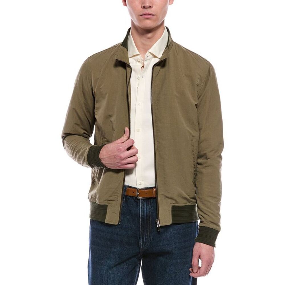 Isaia Mens Jacket, Green